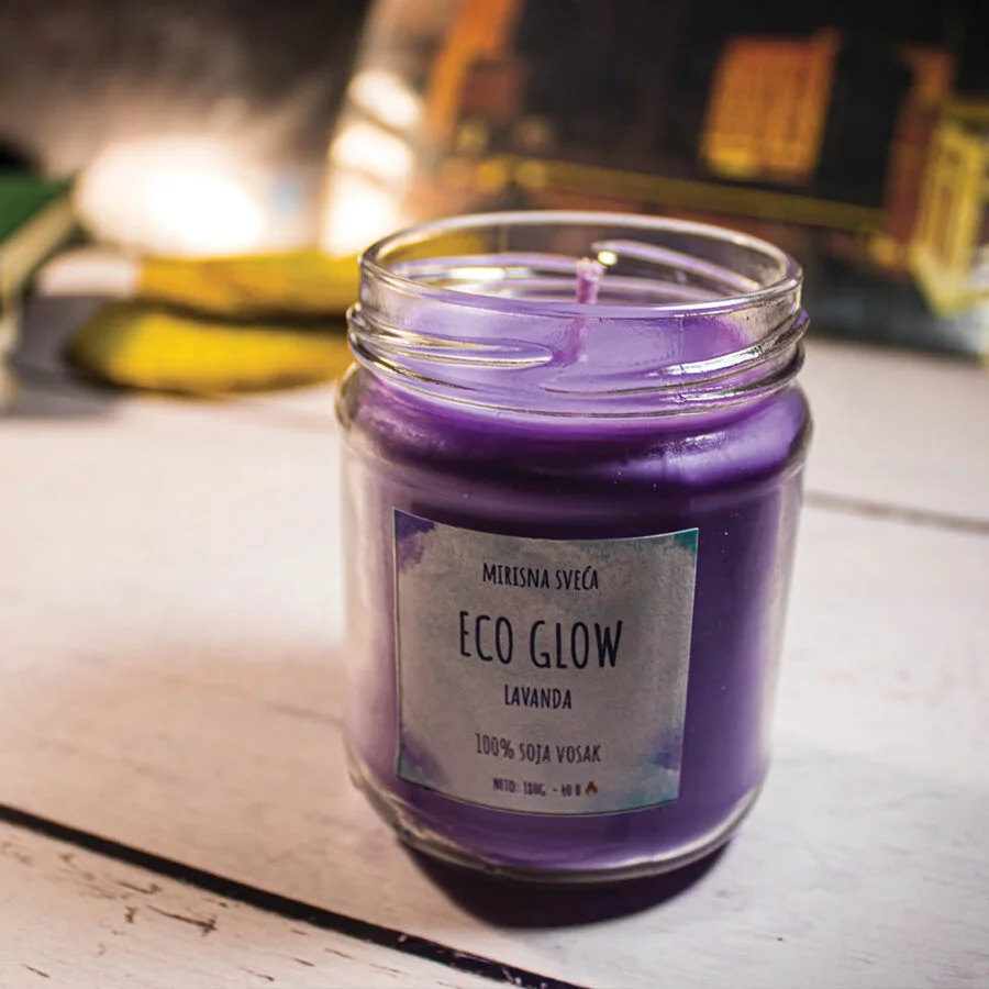 Eco Glow - Ametist - mirisna sveća — izobraženie 2