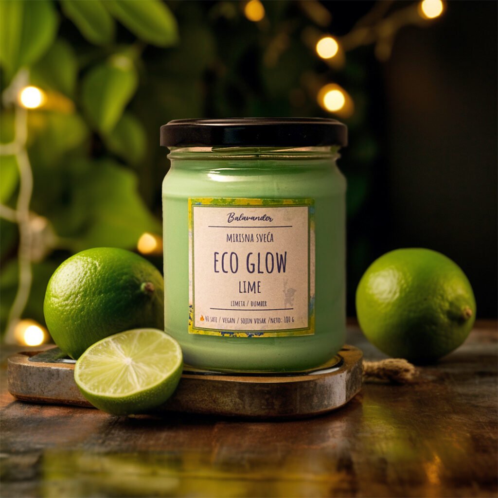 Eco Glow - Lime - scented candle