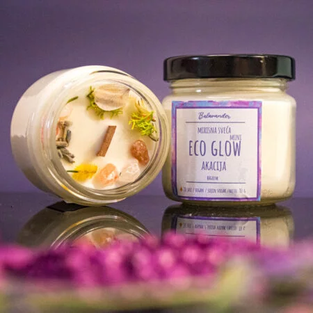 Mini Eco Glow - Akacija - mirisna sveća